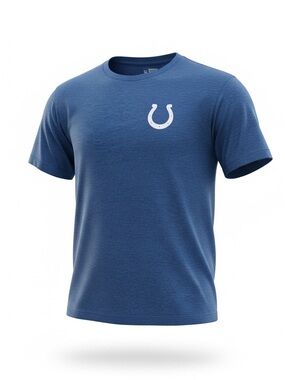 Men's NFL Team Apparel Blue Indianapolis Colts Short Sleeve TX3 Cool T Shirt XL